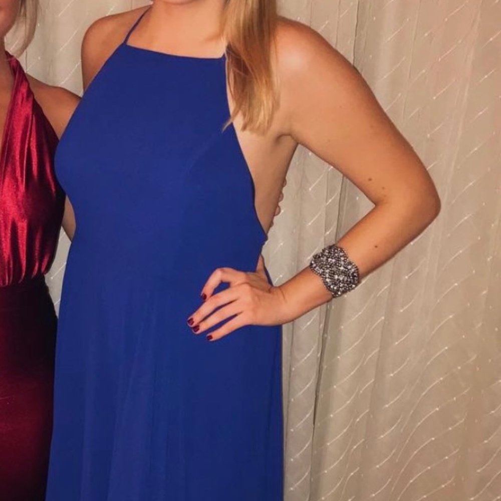 Lulu's Open Back Maxi Dress